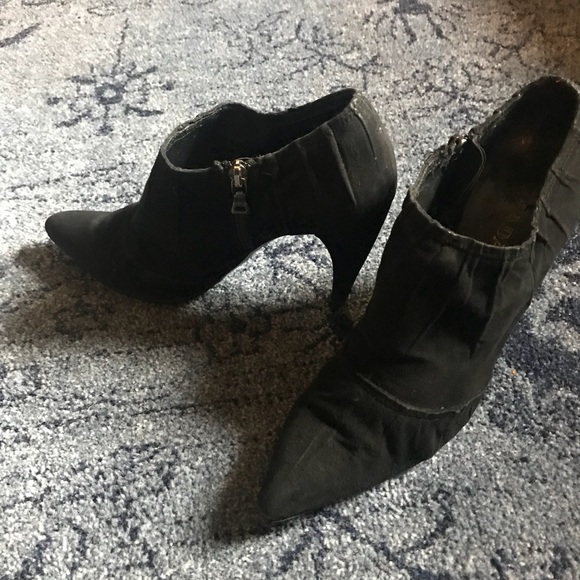 Prada black suede booties Size 8/38 - Picture 3 of 8
